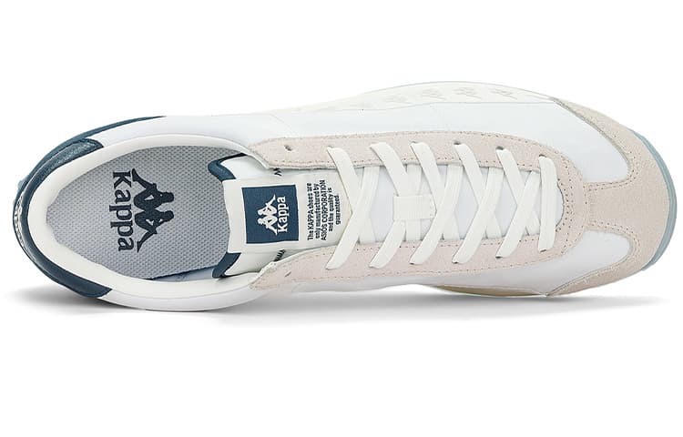 Kappa Противоскользящие, устойчивые к истиранию, легкие кроссовки с низким верхом Унисекс Белый Синий