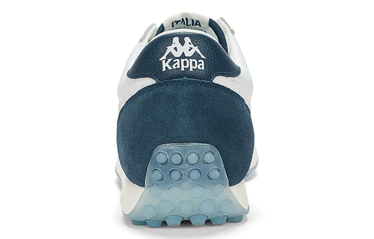 Kappa Противоскользящие, устойчивые к истиранию, легкие кроссовки с низким верхом Унисекс Белый Синий
