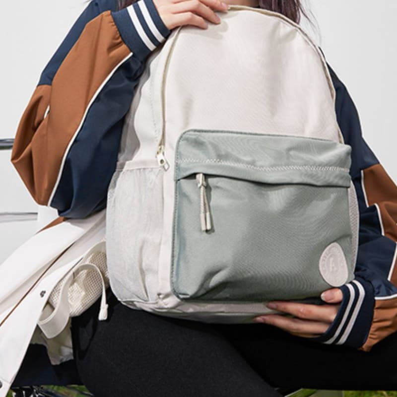 Anta Life Collection 600D*600D78T/PU Рюкзак с двойным покрытием Обычный Унисекс Светло-Дымчатый Серый