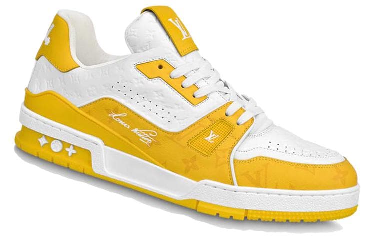 LOUIS VUITTON Кроссовки низкие '#54 Mini Monogram Yellow'