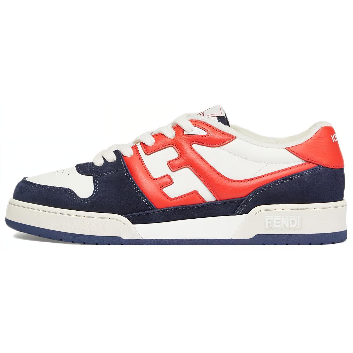 FENDI Match Low Top Suede 'Navy Orange'