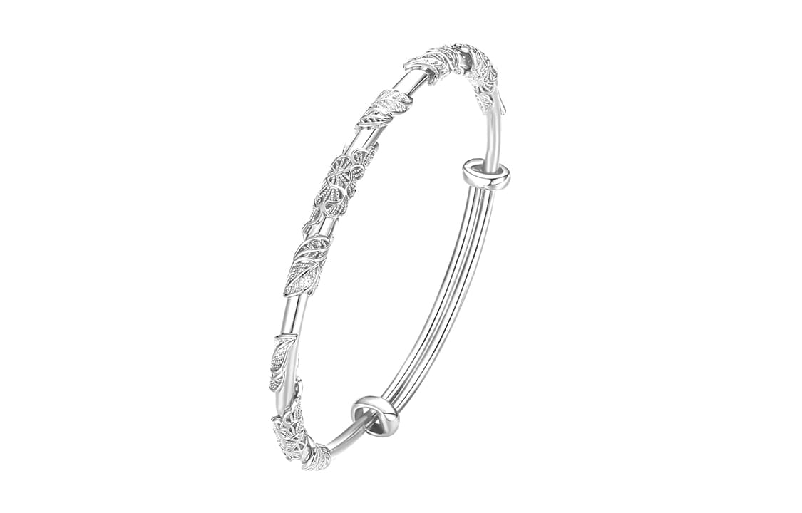 Женские браслеты YINCHIE из тонкого серебра 999 пробы