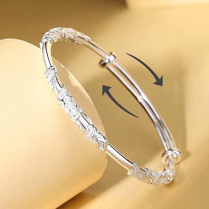 Женские браслеты YINCHIE из тонкого серебра 999 пробы