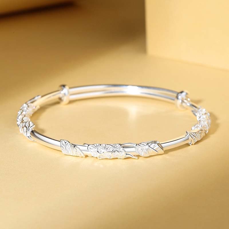 Женские браслеты YINCHIE из тонкого серебра 999 пробы