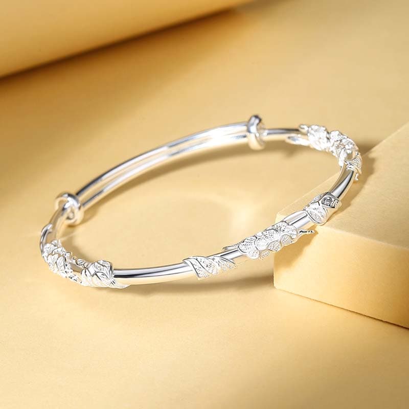 Женские браслеты YINCHIE из тонкого серебра 999 пробы