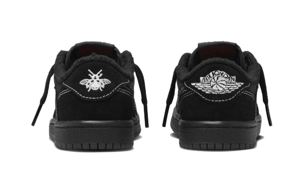 Кроссовки Air Jordan Travis Scott X Air Jordan 1 Retro Low OG SP PS 'Black Phantom'