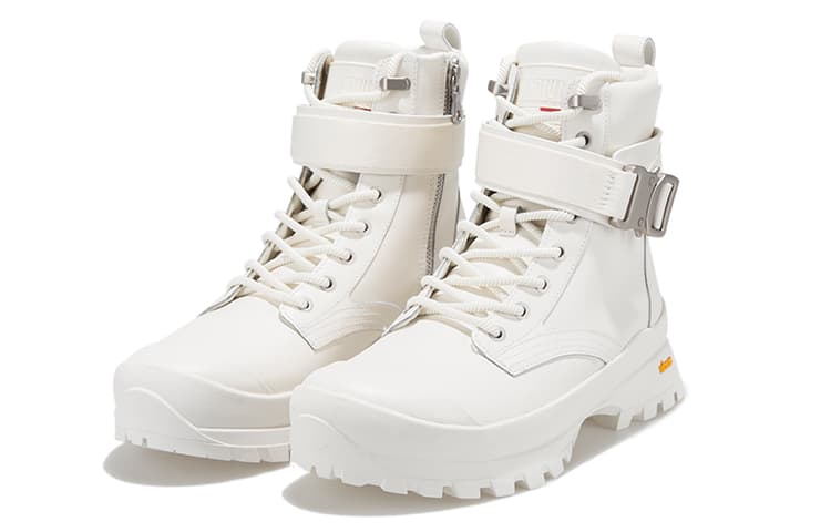 Palladium Palladium Pampa Износостойкие увеличивающие рост нескользящие короткие уличные ботинки унисекс белые