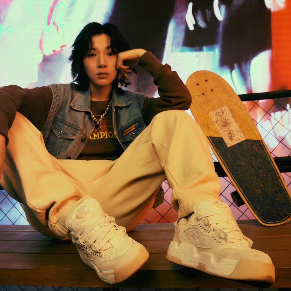 Обувь для скейтборда Champion Valve V2 с низким верхом, женские молочно-белые, розовые