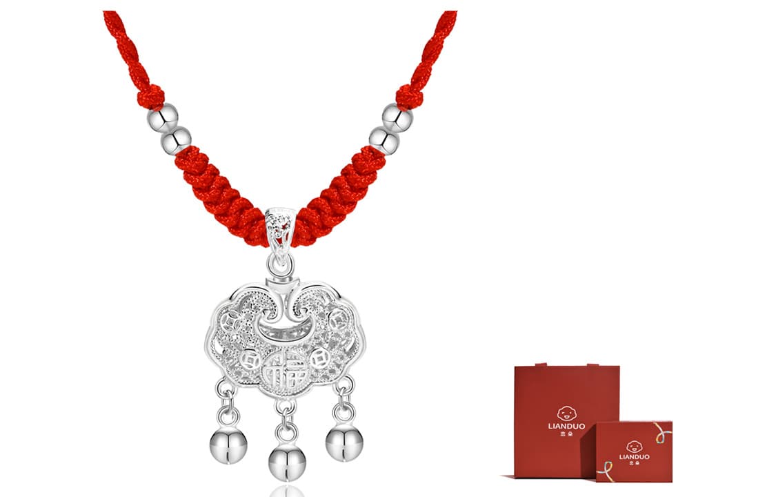 LIANDUO Sterling Silver Necklaces Women's Silver