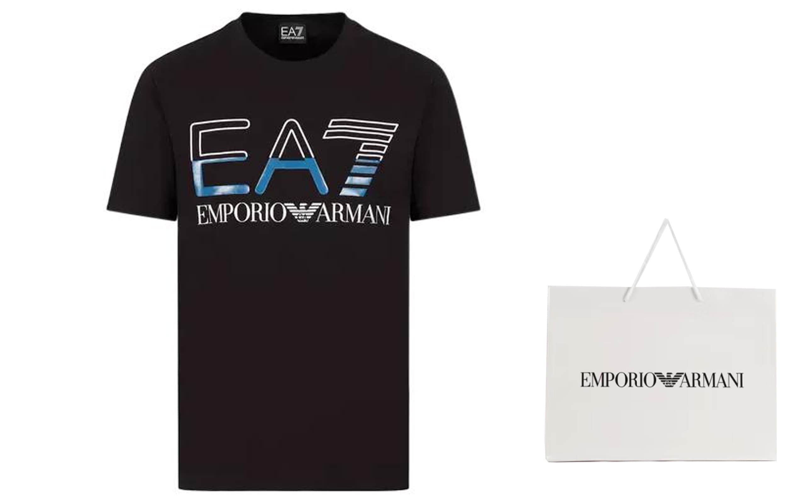 Футболка мужская EMPORIO ARMANI EA7 черная