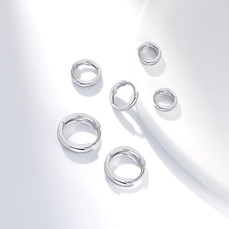 Серьги Lady Go из стерлингового серебра 925 пробы унисекс