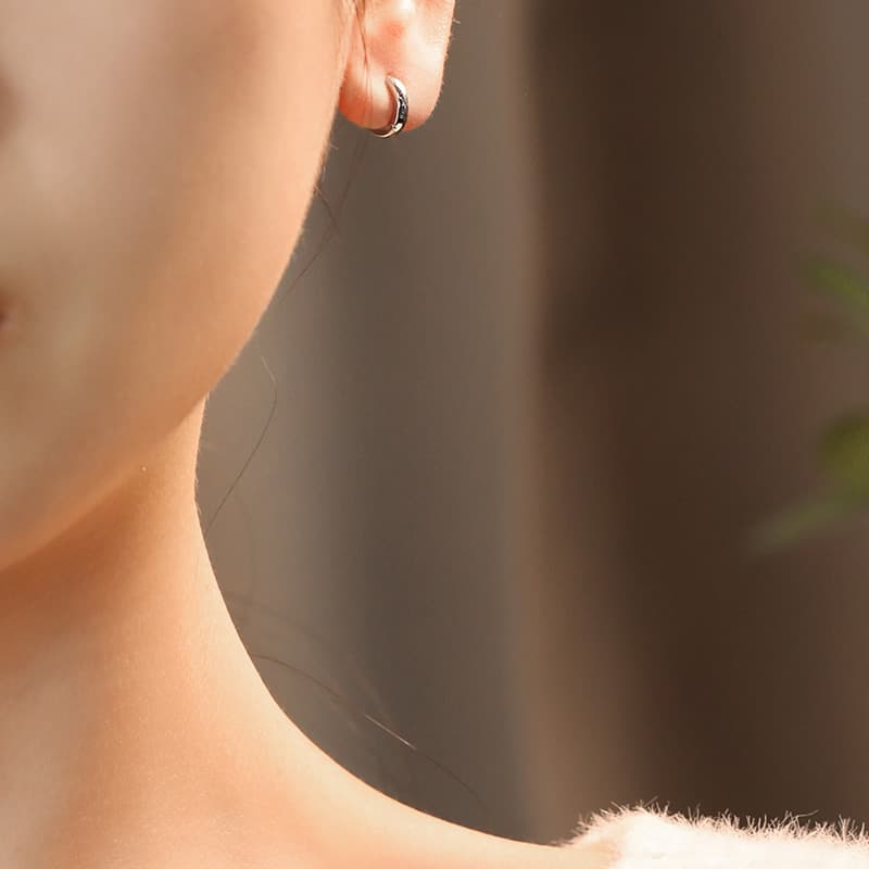 Серьги Lady Go из стерлингового серебра 925 пробы унисекс