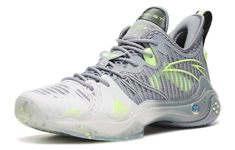 ANTA Frenzy 4 Pro Баскетбольные кроссовки мужские низкие серые/белые