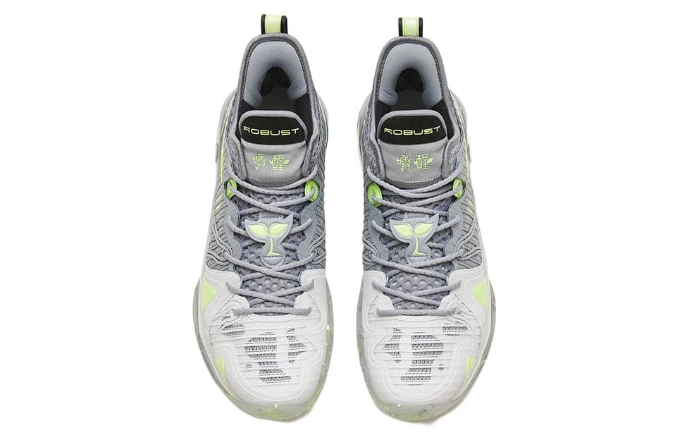 ANTA Frenzy 4 Pro Баскетбольные кроссовки мужские низкие серые/белые