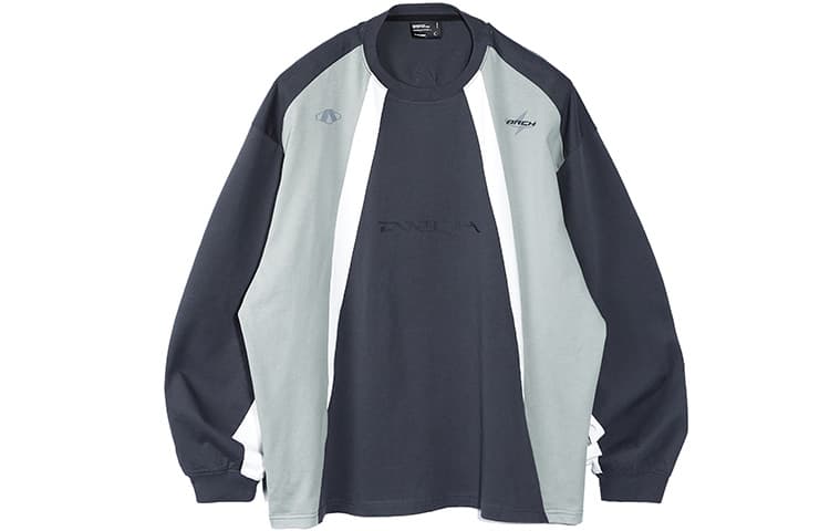 Футболка ROARINGWILD ARCH унисекс, черная, синяя