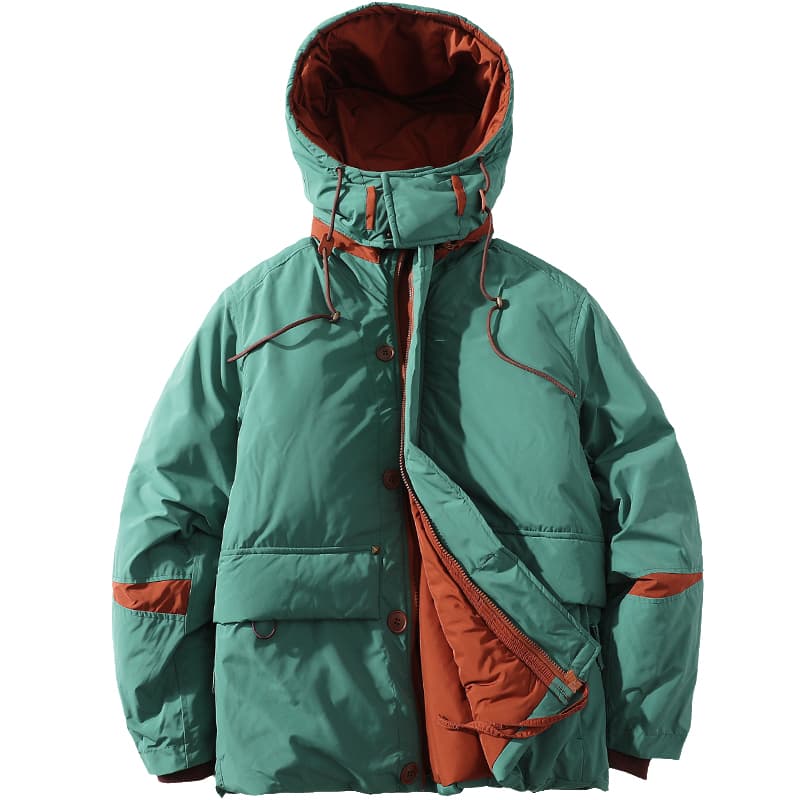 A SQUARE ROOT Puffer Jacket Coat Unisex