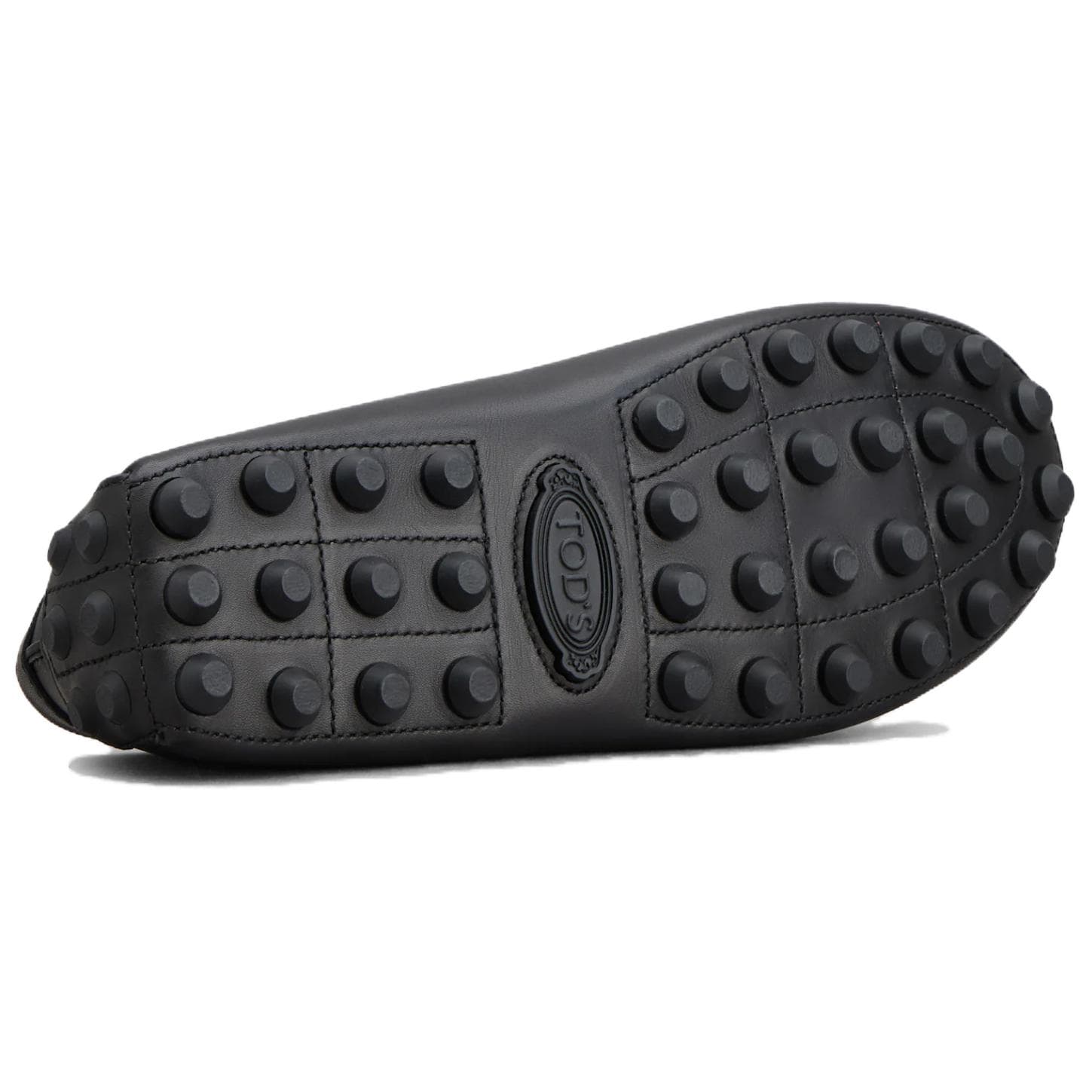 Лоферы с металлическим логотипом TOD'S Gommino