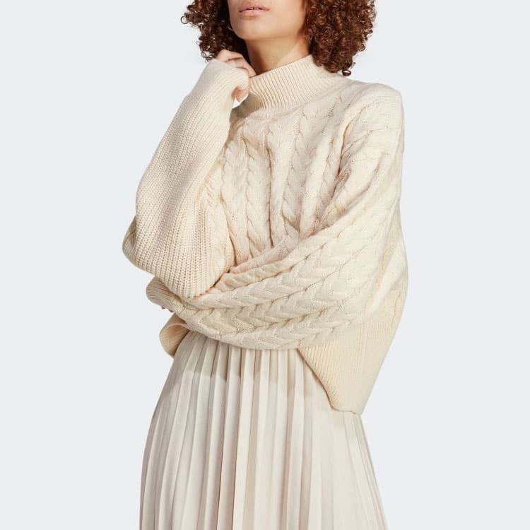 Женский свитер Adidas Originals цвета экрю