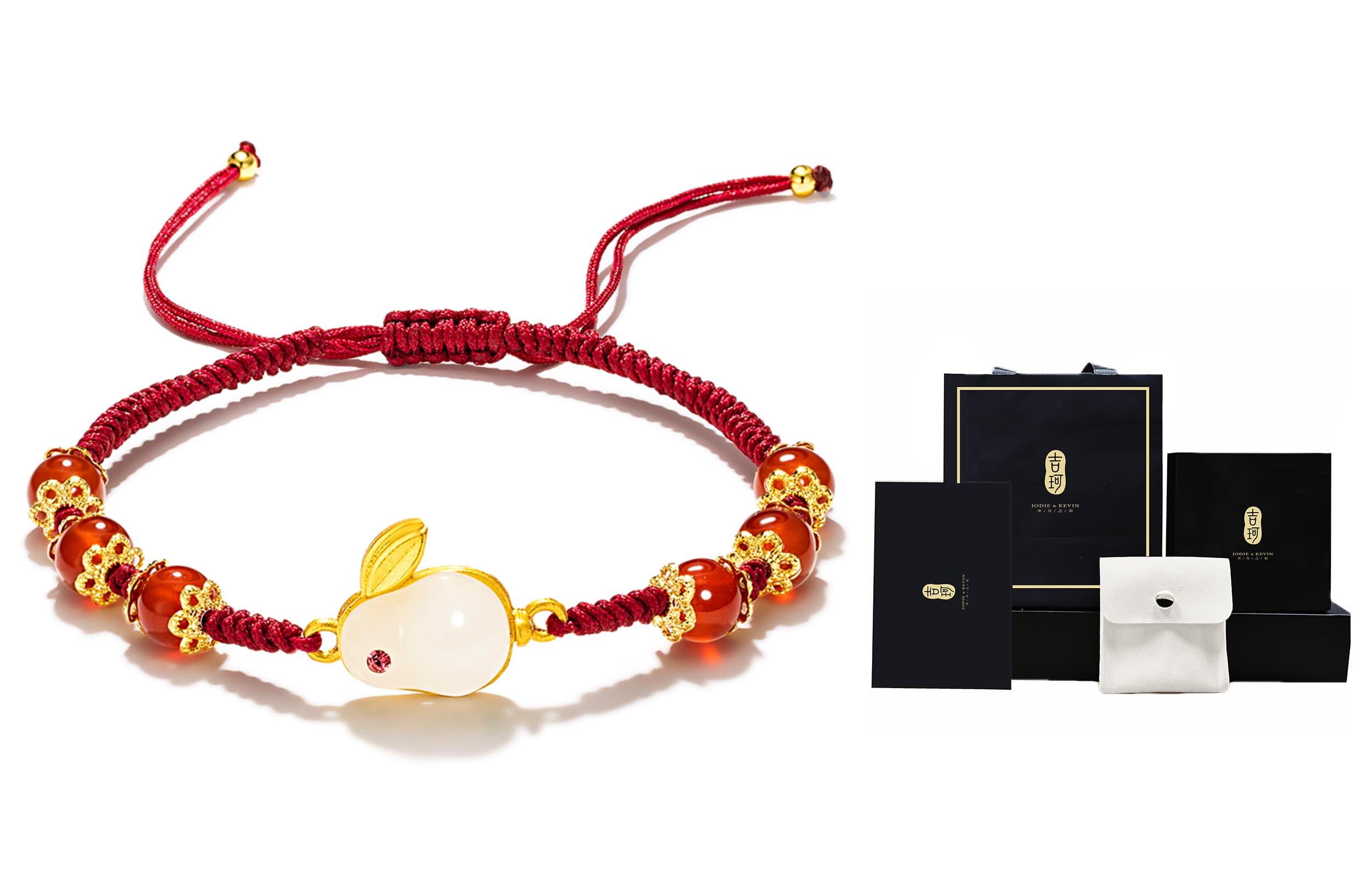 Jodie&Kevin Agate Bracelets Unisex