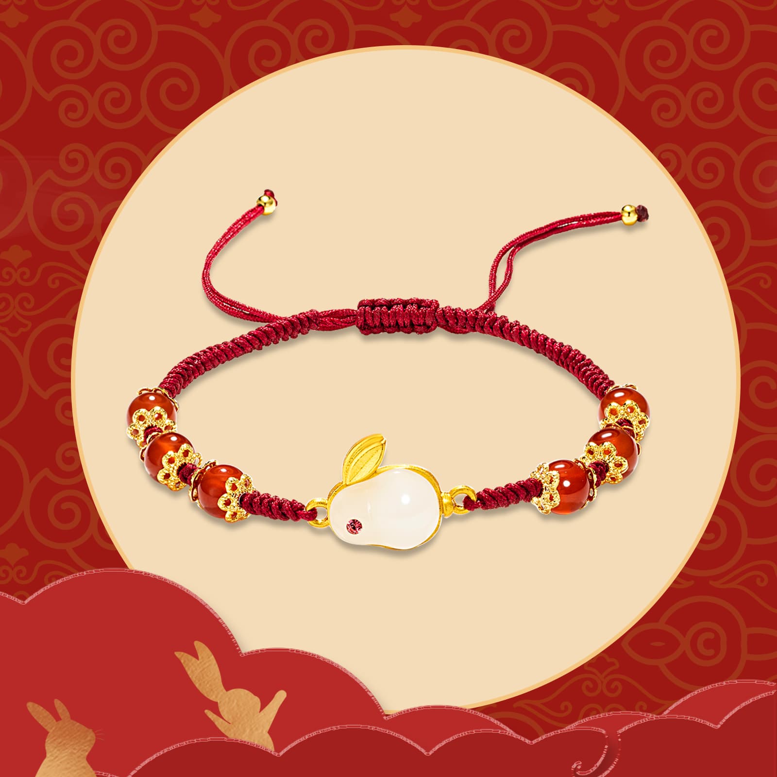 Браслеты Jodie&Kevin с агатом унисекс