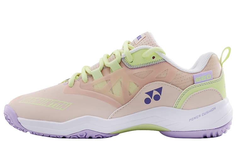 YONEX Power Cushion 620CR Shock Absorbers Slip Resistant Abrasion Resistant Low top Badminton Shoes Women's Bright Pink