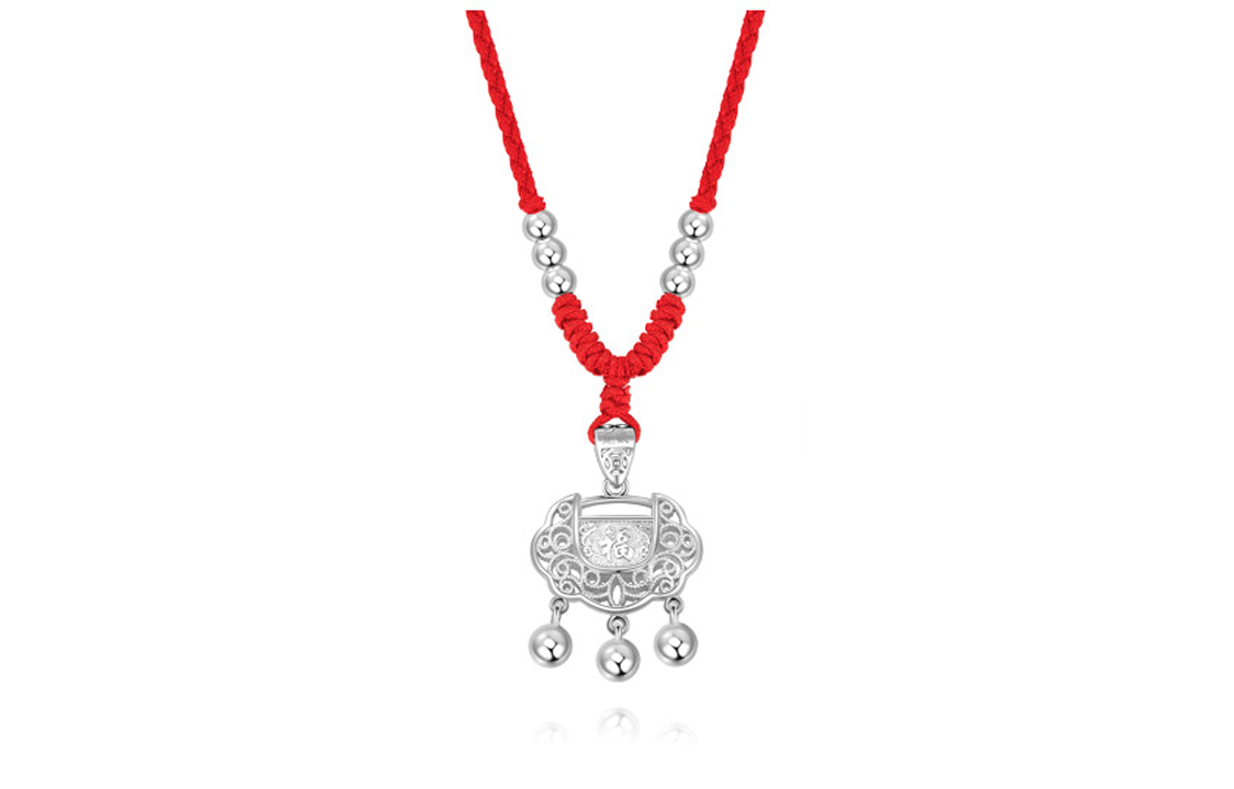 ZSY Женские ожерелья из тонкого серебра 999 пробы