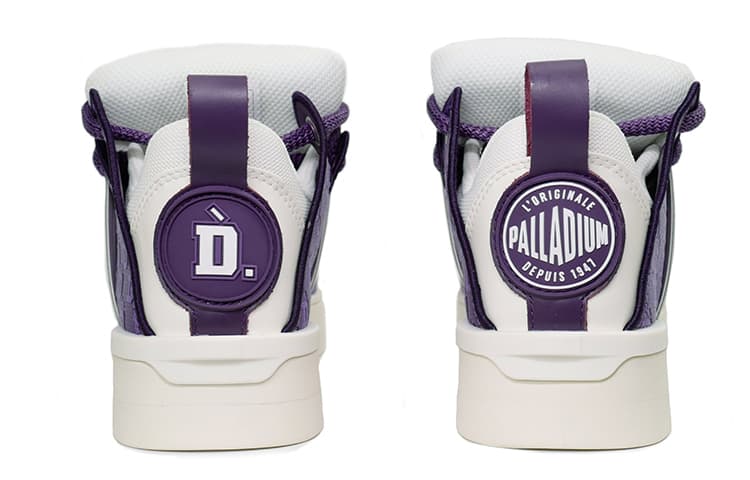 D.Desirable x Palladium Philosopher's Stone Series Туфли для скейтборда со средним верхом, мужские фиолетовые, белые