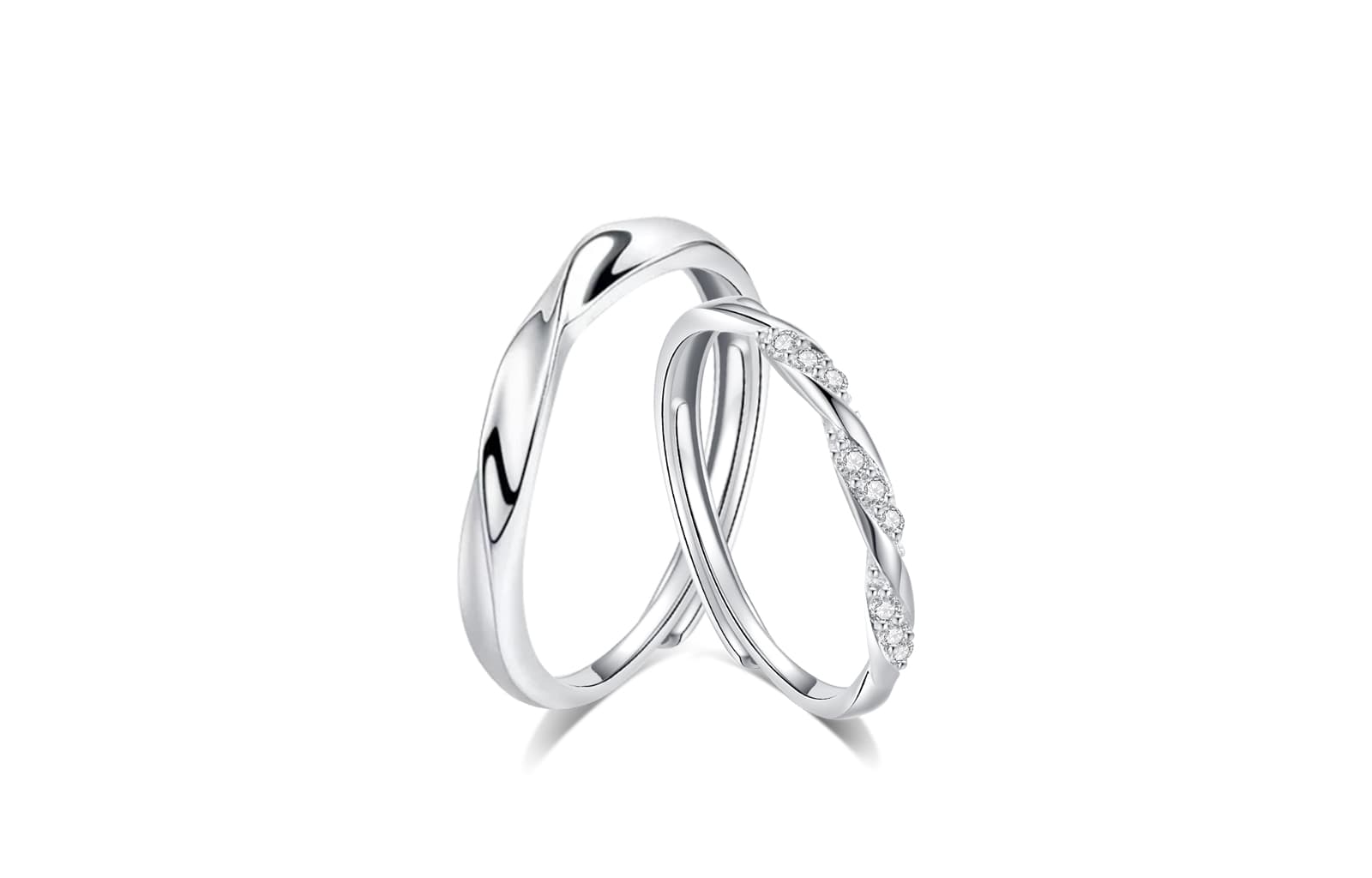 MISS TOOYA Sterling Silver Rings Unisex