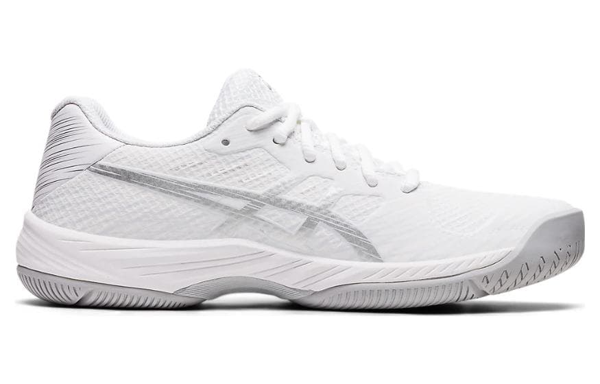 Женские кроссовки ASICS Gel Game 9, белые, чистое серебро