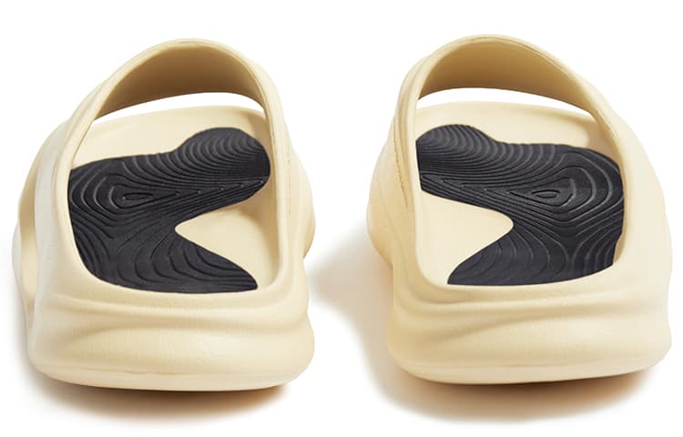 0592 Спортивные тапочки EVA с вырезами унисекс, не очень желтые