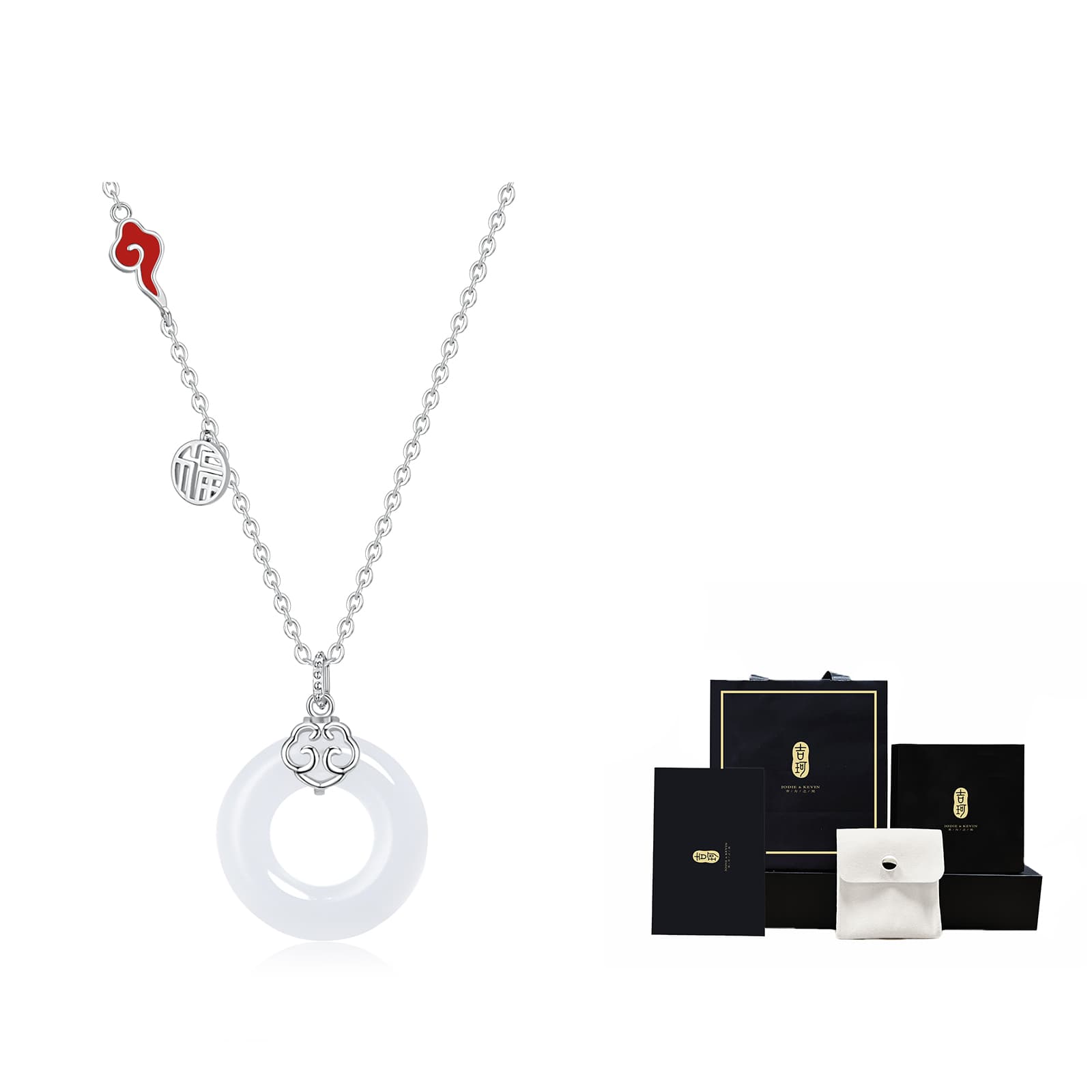 Женские ожерелья с цветной глазурью Jodie&Kevin