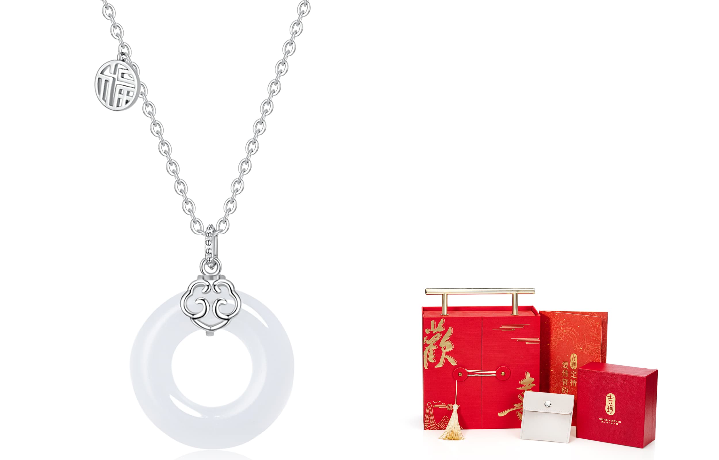 Женские ожерелья с цветной глазурью Jodie&Kevin