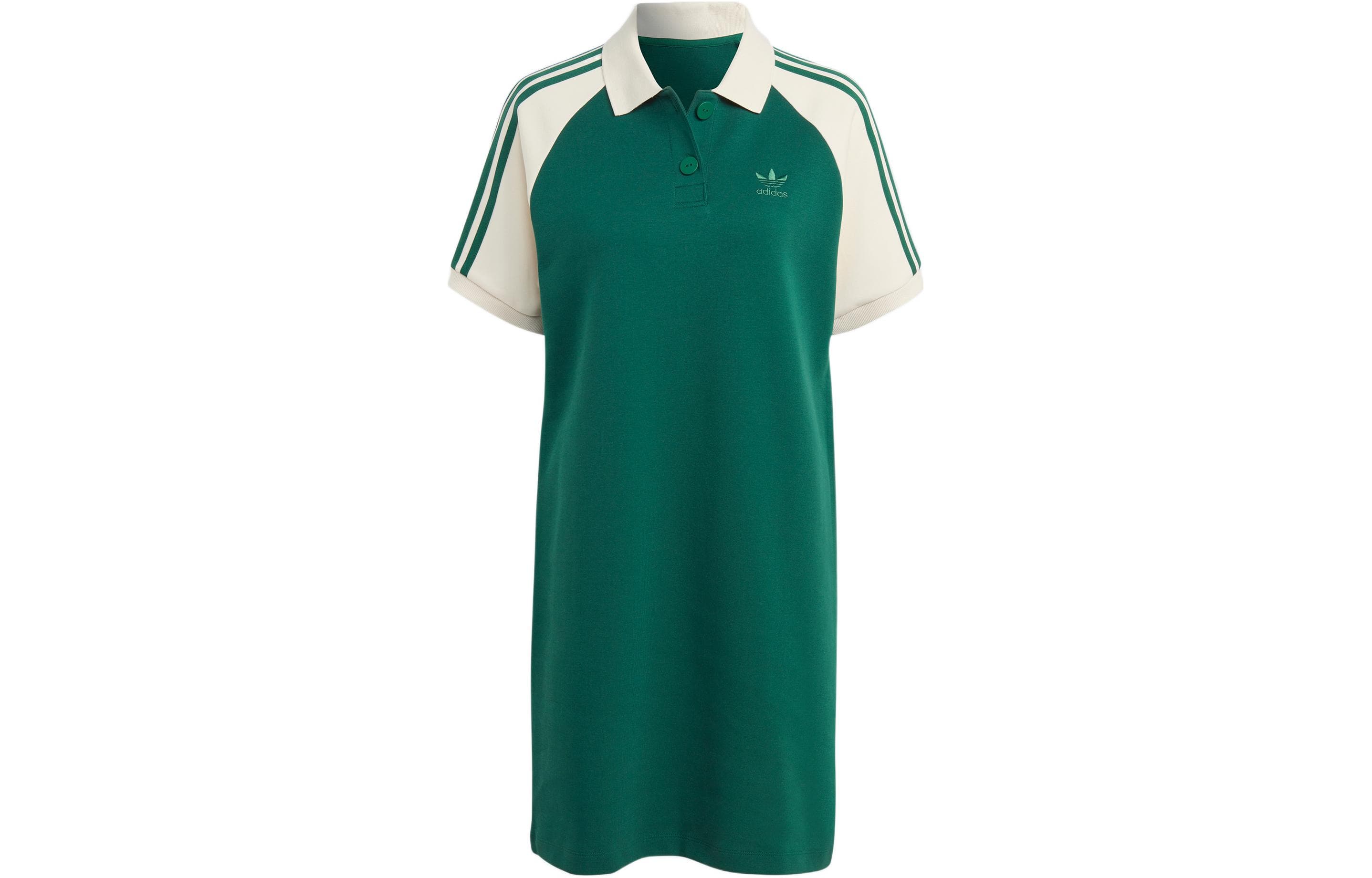 Adidas Originals Short Sleeved Dresses Women's Dark Green