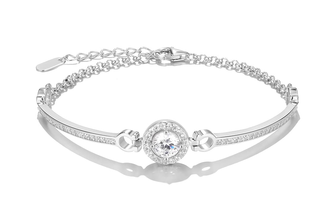 Clect S925 Серебряные браслеты женские серебряные