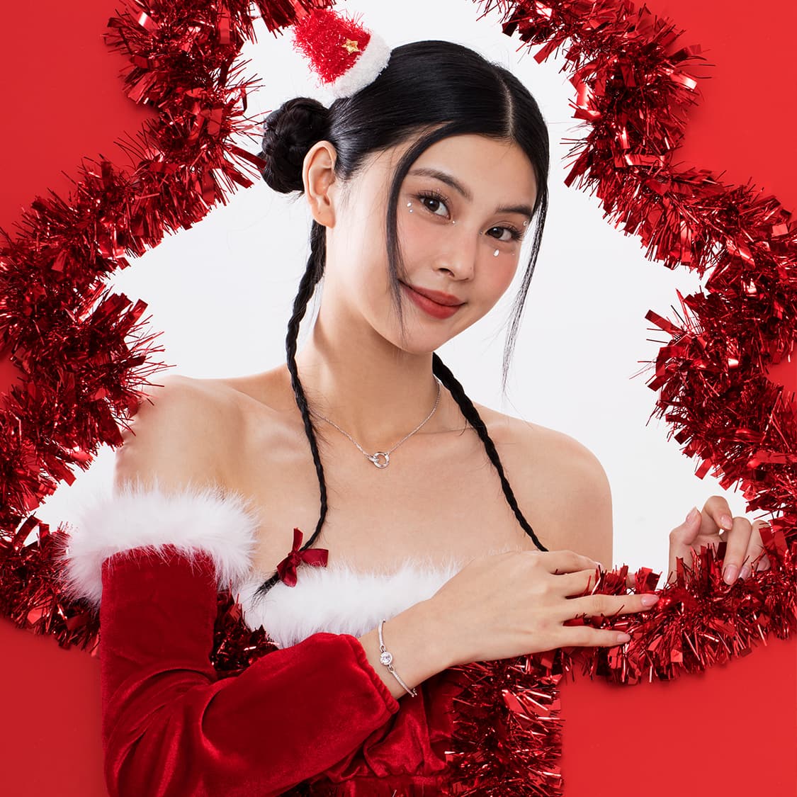 Clect S925 Серебряные браслеты женские серебряные