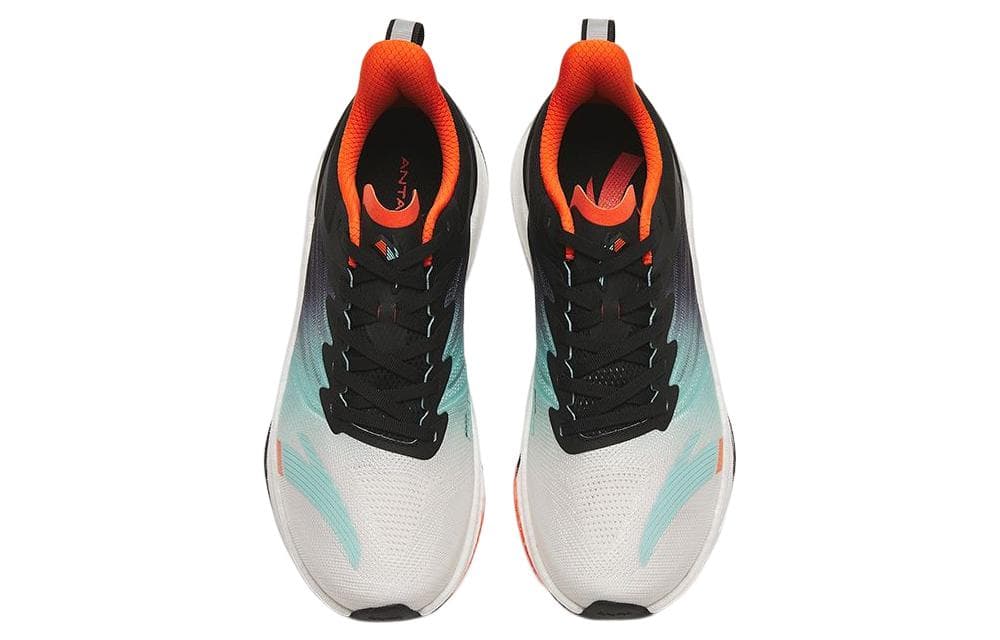 Anta MACH 3.0 Амортизаторы Противоскользящие Устойчивые к истиранию низкие кроссовки Мужские белые светло-голубые