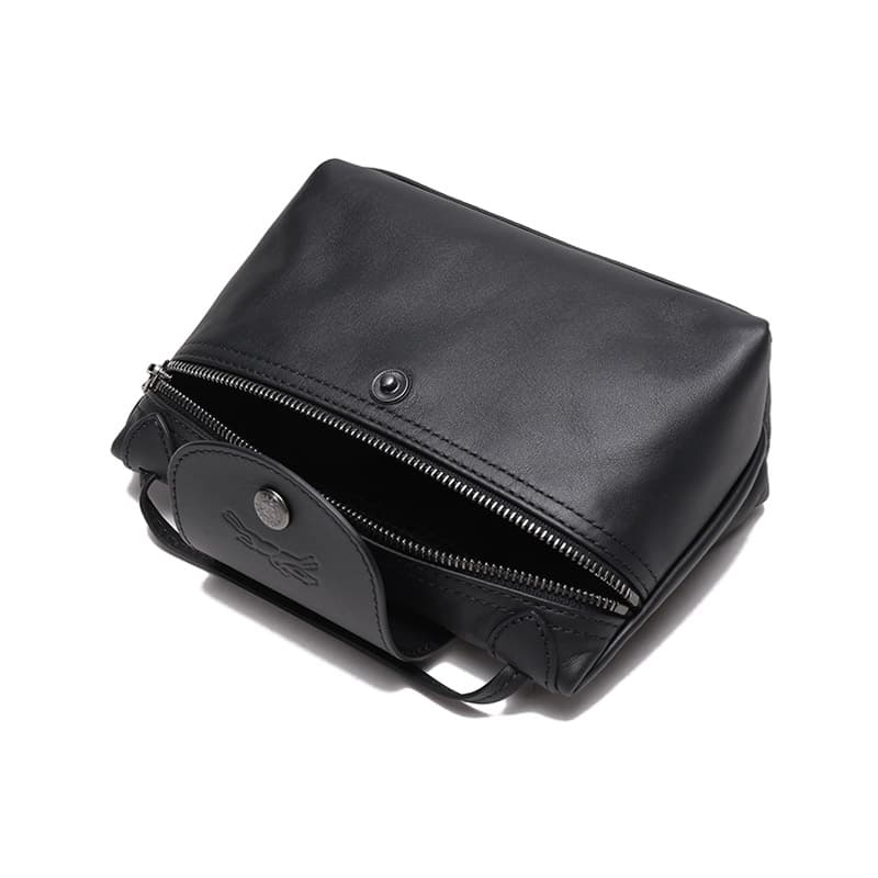 Кожаная сумка через плечо LONGCHAMP Le Pliage, сумка через плечо женская, черная