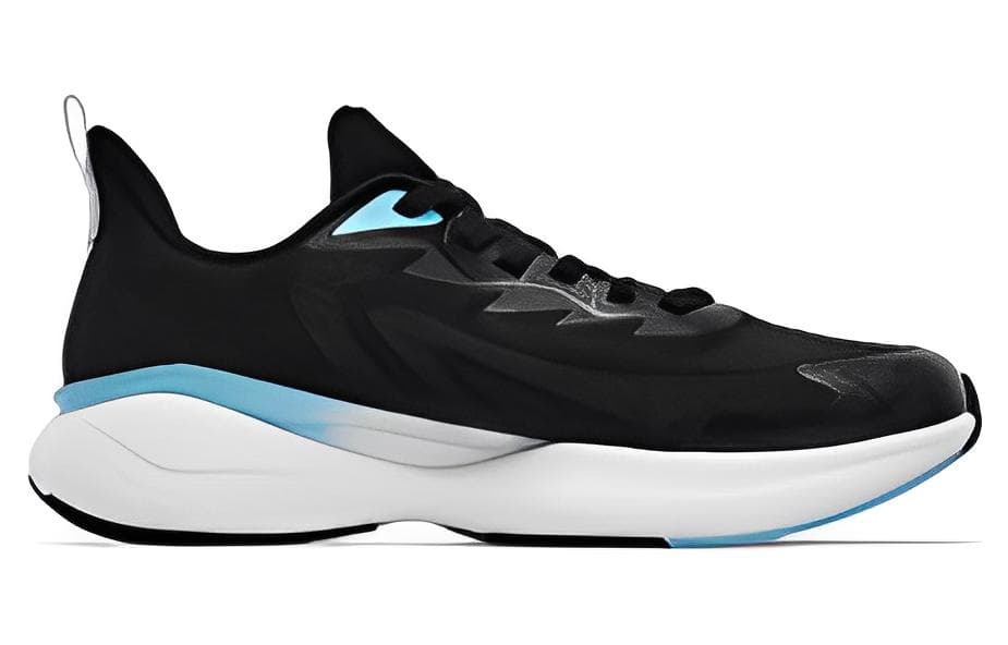 QIAODAN Flying Shadow Team1.0 Мягкие противоскользящие и износостойкие легкие низкие кроссовки мужские черные синие