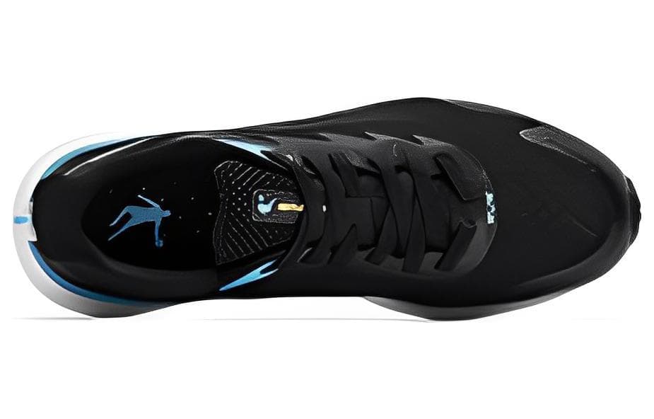 QIAODAN Flying Shadow Team1.0 Мягкие противоскользящие и износостойкие легкие низкие кроссовки мужские черные синие