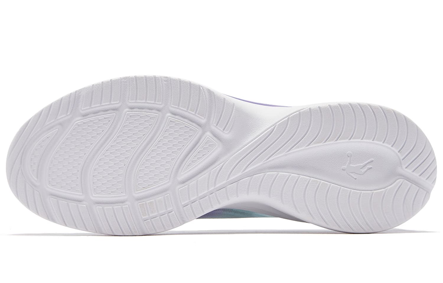 QIAODAN Light Speed ​​2.0Plus амортизирующие и дышащие кроссовки для спринта с низким верхом, мужские белые, фиолетовые