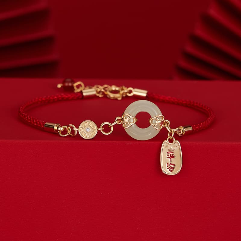 Браслеты MCK Женские бледно-зеленовато-белые нефритовые браслеты