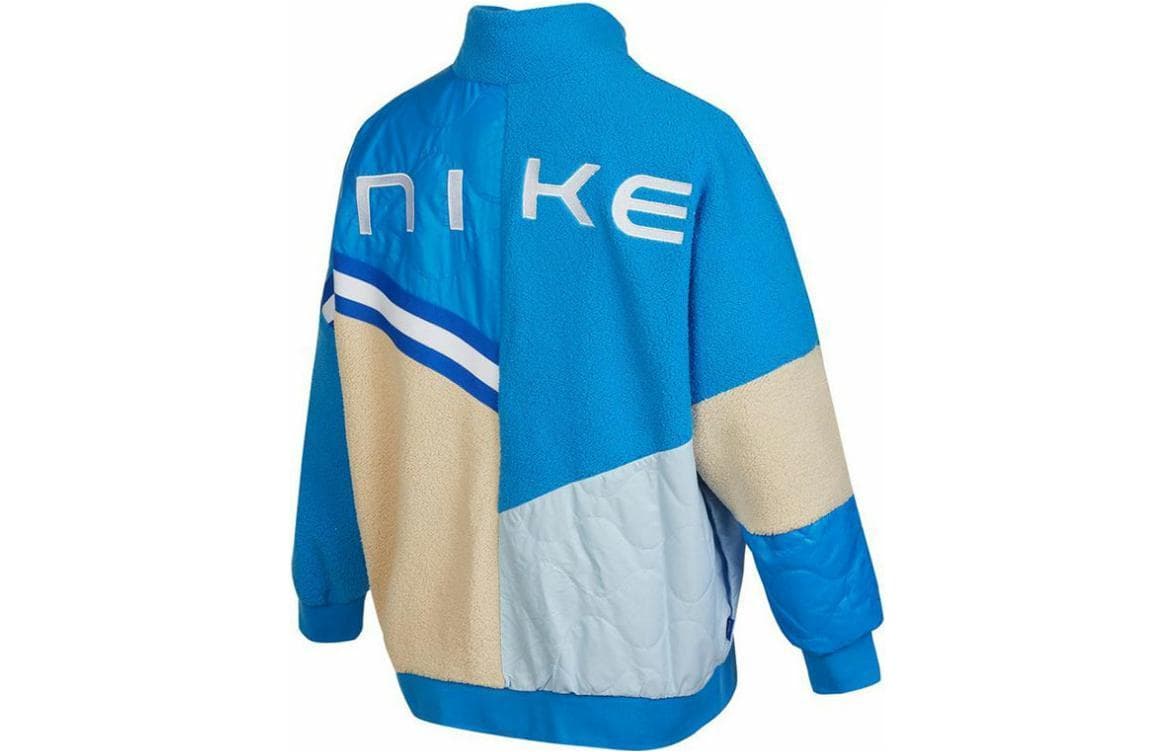 Женские бархатные куртки Nike синие