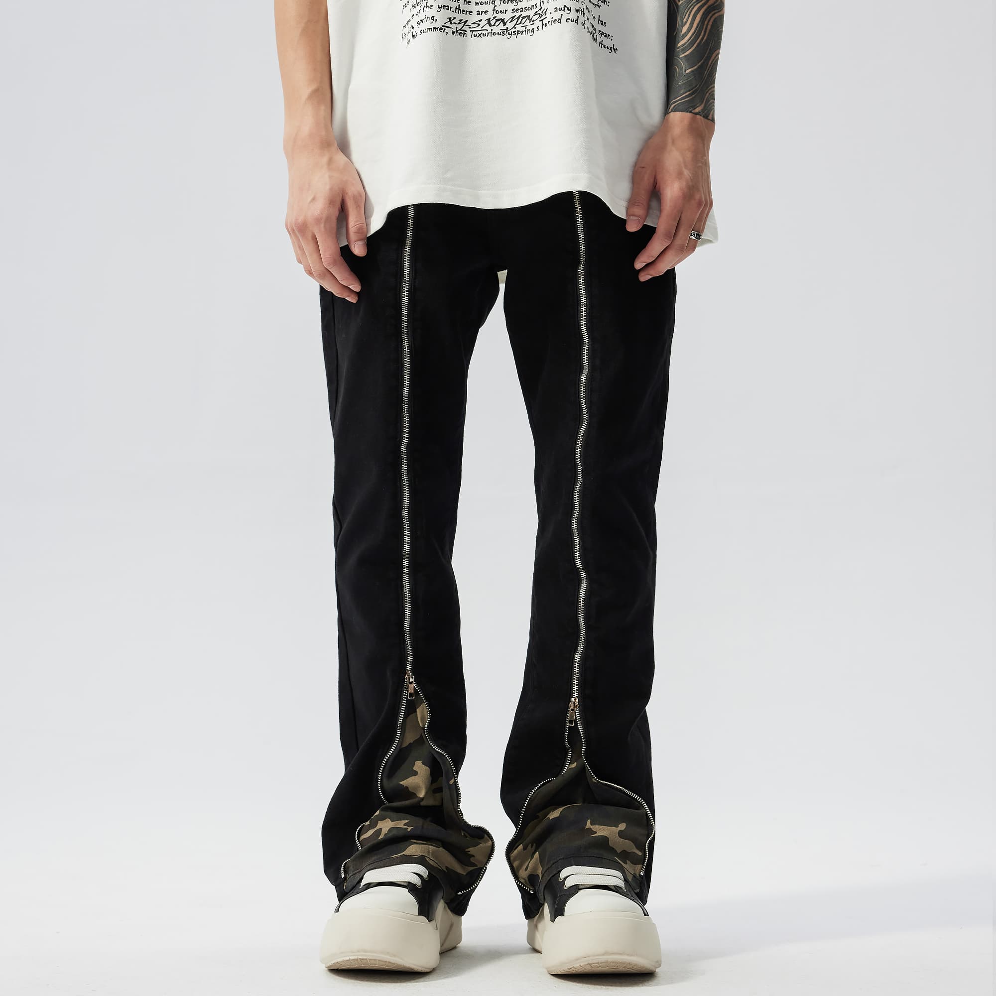 Джинсы XINYINSU унисекс, желтые, грязевые