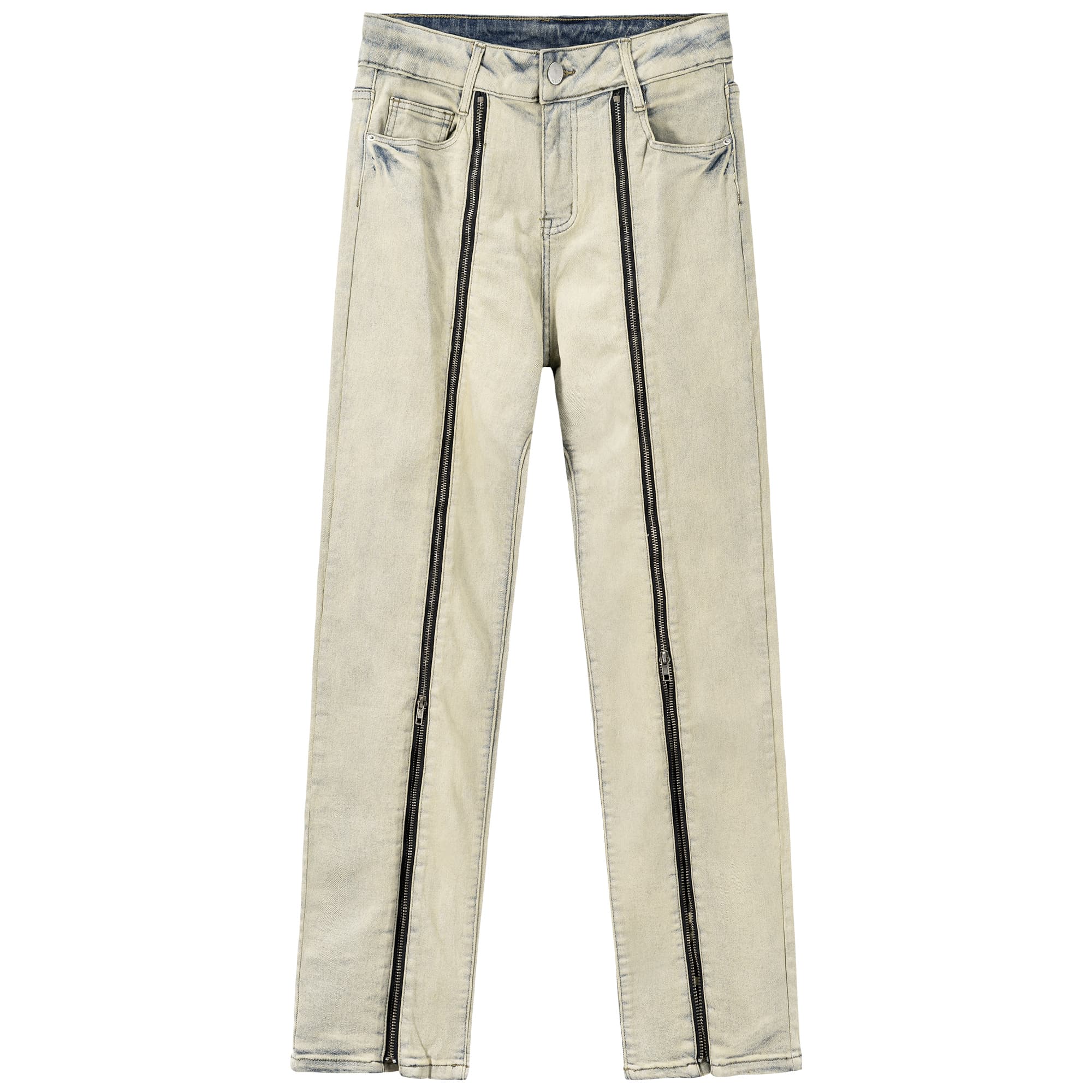 Джинсы XINYINSU унисекс, желтые, грязевые