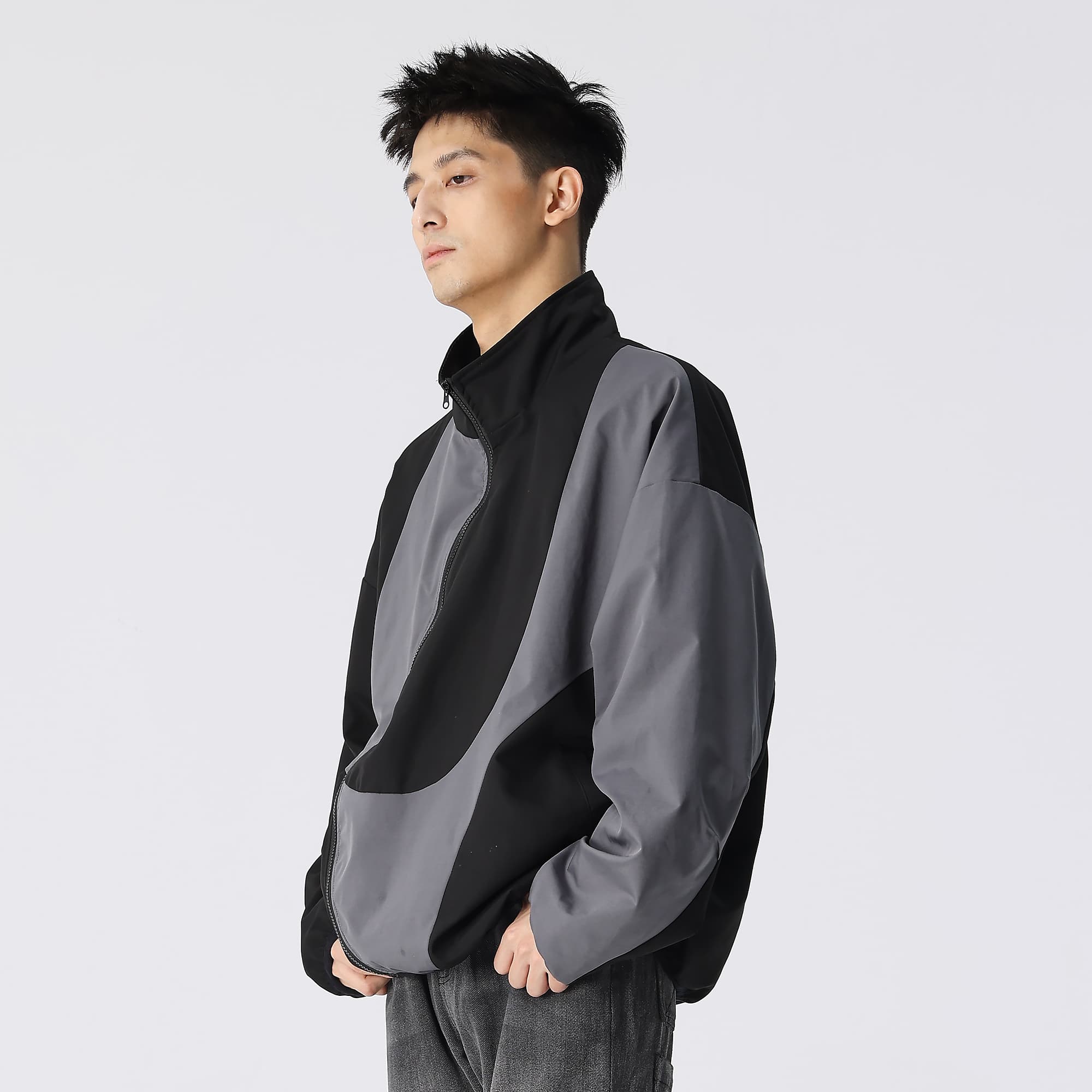 XINYINSU Куртки Пальто Унисекс Черный