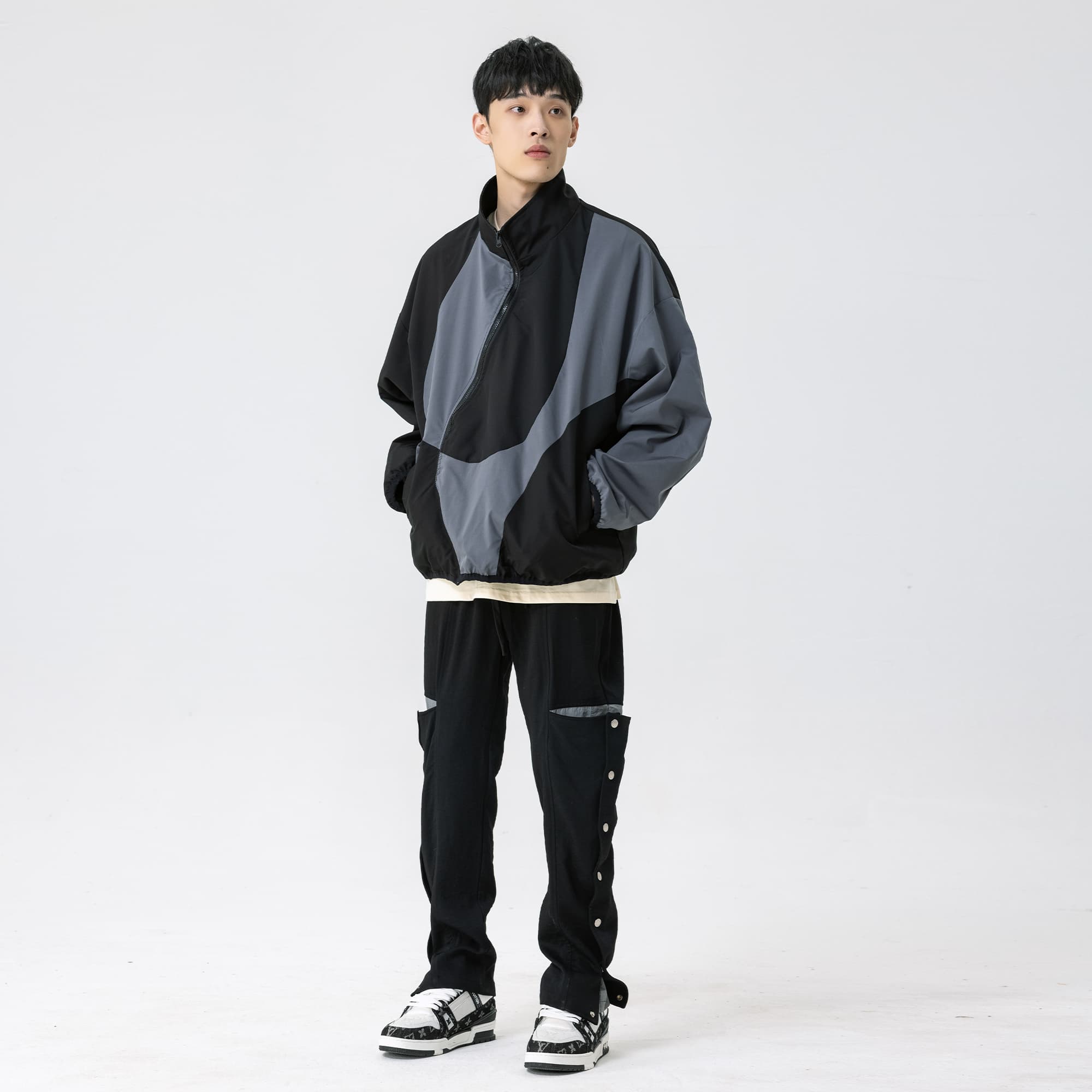 XINYINSU Куртки Пальто Унисекс Черный