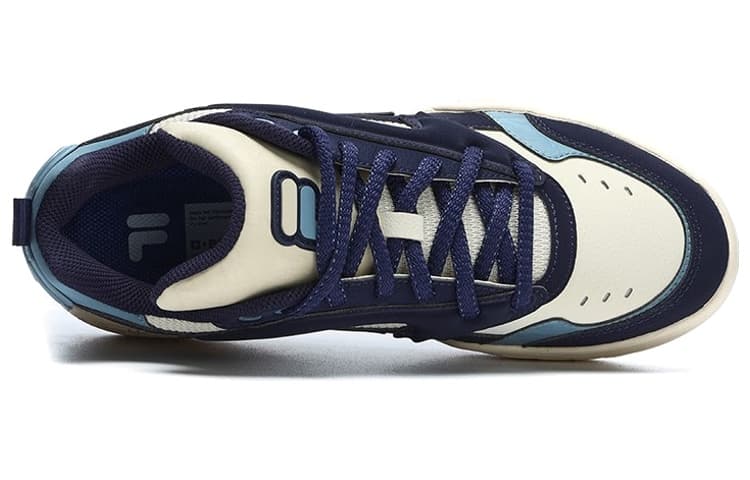 Винтажные баскетбольные кроссовки FILA FUSION, темно-синие