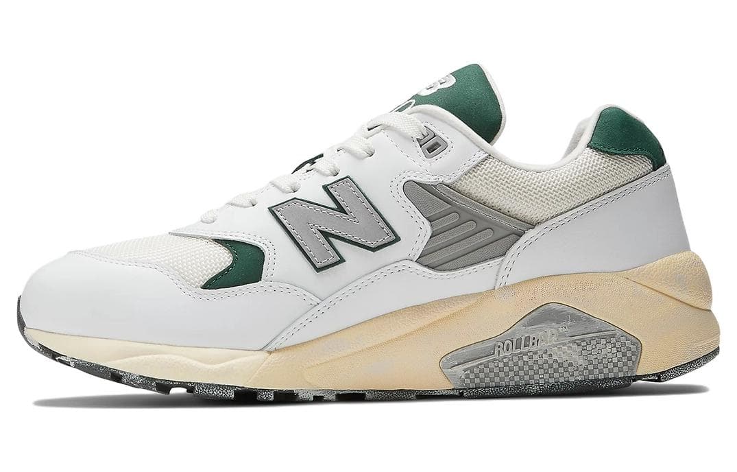 New Balance 580 White Nightwatch Green