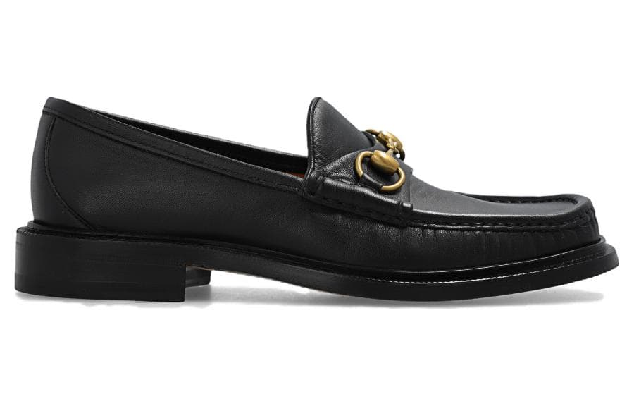 Лоферы GUCCI Horsebit, черные