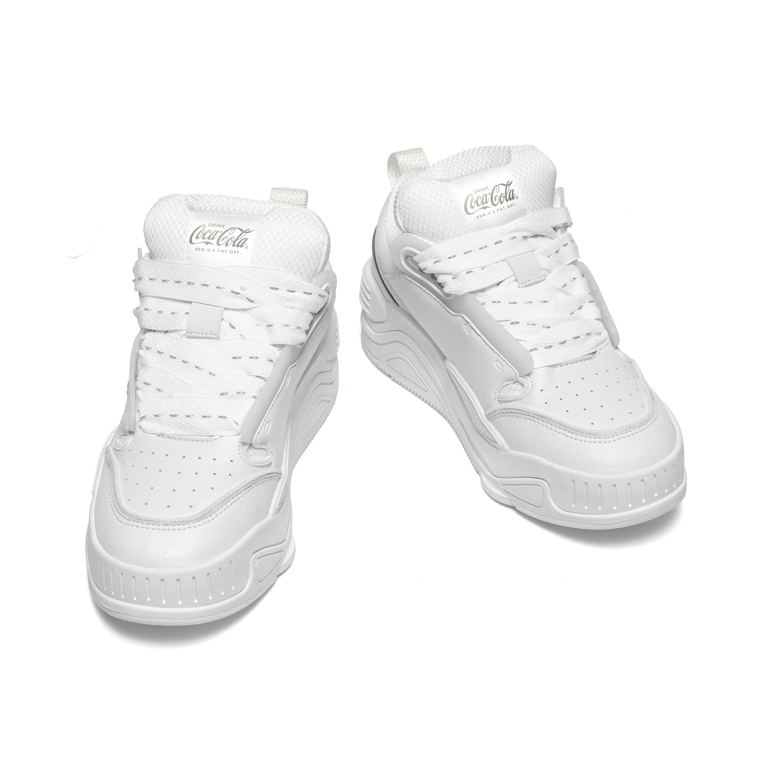 Coca Cola Puffy Shoes Низкие стильные туфли для скейтбординга унисекс, белые